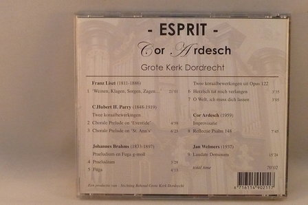 Cor Ardesch -  Esprit