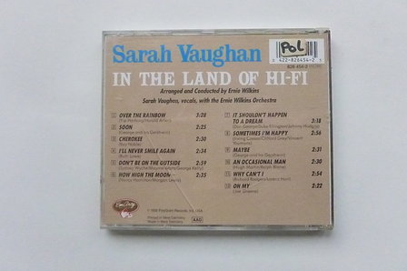 Sarah Vaughan - In the land of Hi-Fi