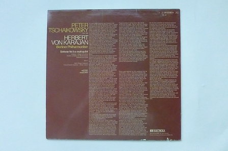 Herbert von Karajan - Peter Tschaikowsky Sinf. nr 5 (Quadrophonie LP)