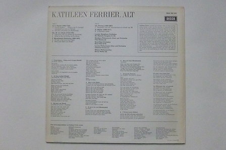 Kathleen Ferrier - Brahms / Altrapsodie (LP)