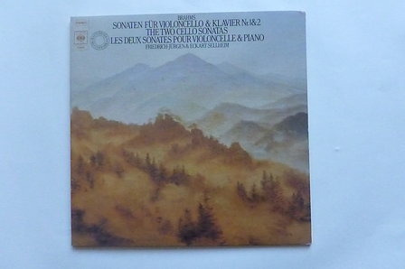 Brahms - Sonaten fur violoncello &amp; klavier / Friedrich Jurgen &amp; Eckart Sellheim (LP)