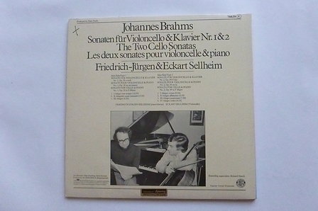 Brahms - Sonaten fur violoncello &amp; klavier / Friedrich Jurgen &amp; Eckart Sellheim (LP)