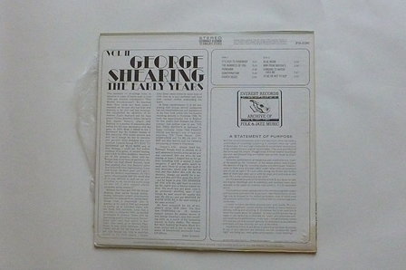 George Shearing - The early years / volume II (LP)