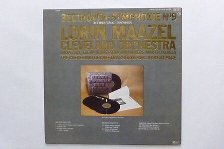 Beethoven - Symphonie no. 9 / Lorin Maazel (LP)