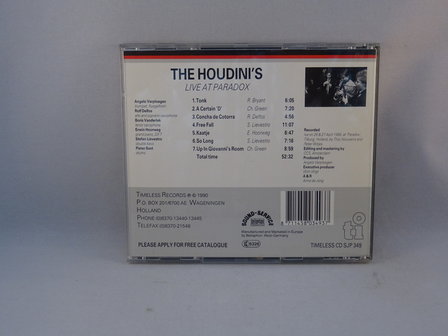 The Houdini&#039;s - Live at Paradox