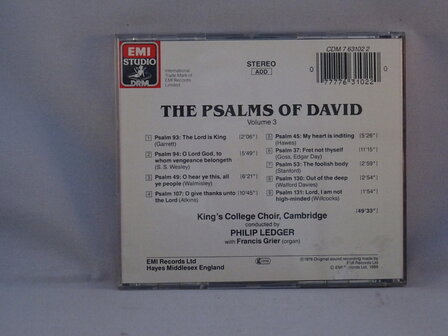 The Psalms of David - vol 3 / King&#039;s college choir