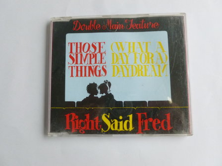 Right said Fred - Those simple things (CD Single)