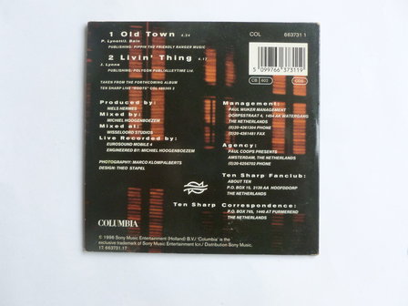 Ten Sharp - Old Town (CD Single)