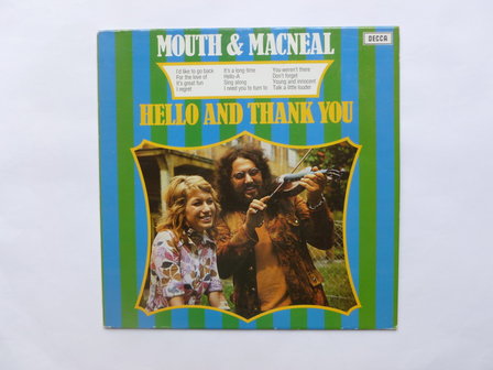 Mouth &amp; Macneal - Hello and thank you (LP)