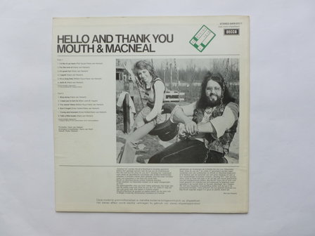 Mouth &amp; Macneal - Hello and thank you (LP)