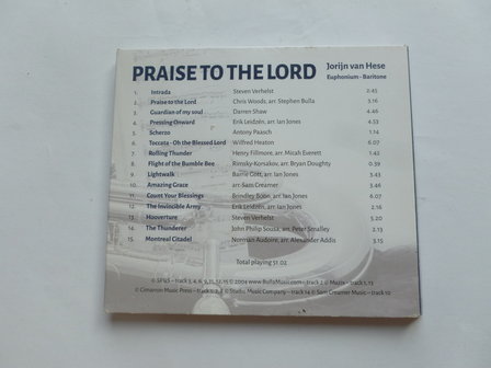 Jorijn van Hese - Praise to the Lord