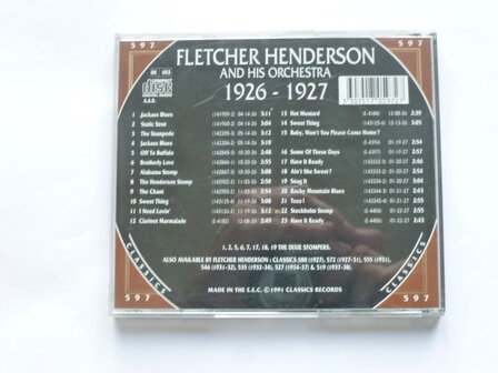 Fletcher Henderson 1926-1927 - Classics