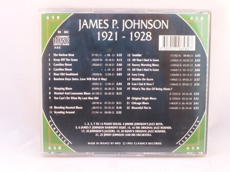 James P. Johnson - Classics 1921 - 1928