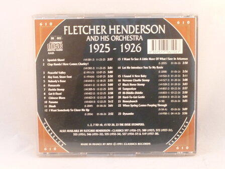 Fletcher Henderson - Classics 1925 - 1926