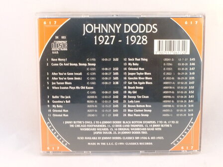 Johnny Dodds - Classics 1927 - 1928