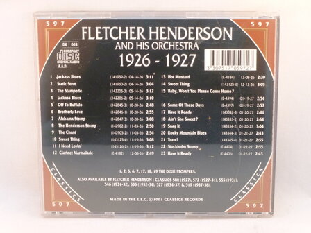 Fletcher Henderson - Classics 1926 - 1927