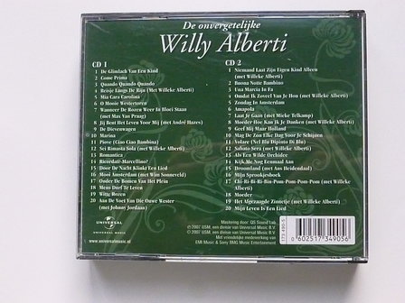 Willy Alberti - De onvergetelijke Willy Alberti (2 CD)