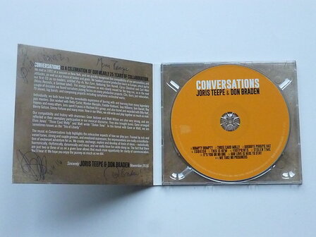 Joris Teepe &amp; Don Braden - Conversations (gesigneerd)