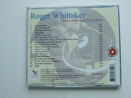 Roger Whittaker - I don&#039;t believe in if anymore