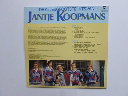 Jantje Koopmans - De Allergrootste hits van (LP)