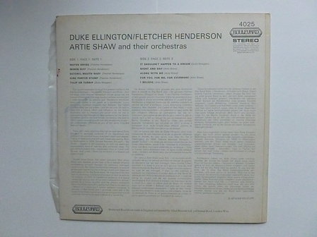 Duke Ellington - Fletcher Henderson Artie Shaw (LP)