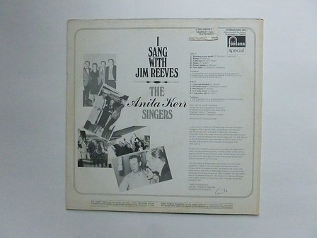 The Anita Kerr Singers - I sang with Jim Reeves (LP)