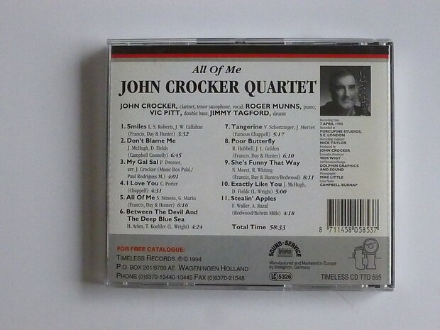 John Crocker Quartet - All of me