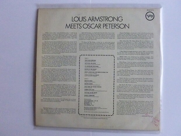 Louis Armstrong meets Oscar Peterson (LP)