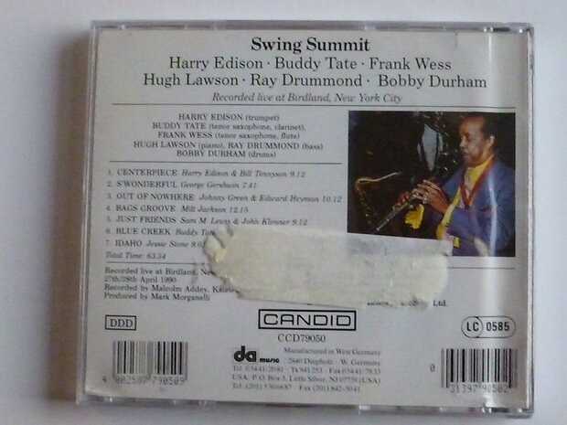 Harry Edison, Buddy Tate - Swing Summit