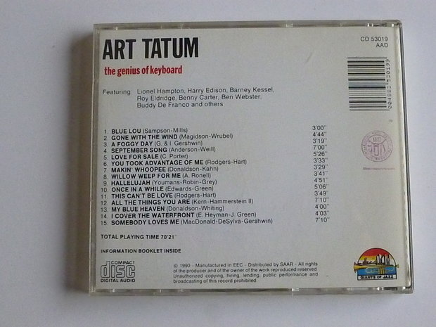 Art Tatum - The genius of Keyboard