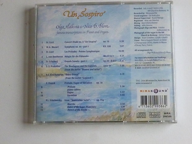 Un Sospiro - Olga Malkina / Nico D. Blom