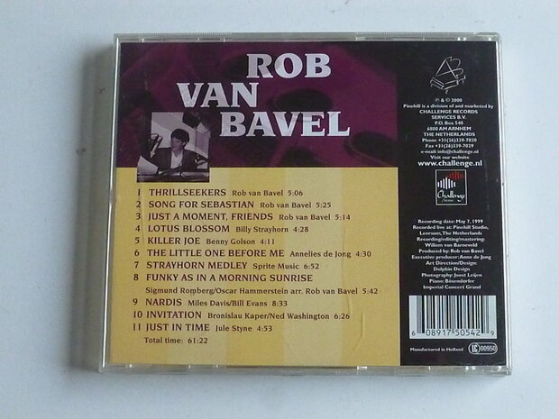 Rob van Bavel - Solo piano "Jazz at the Pinehill"