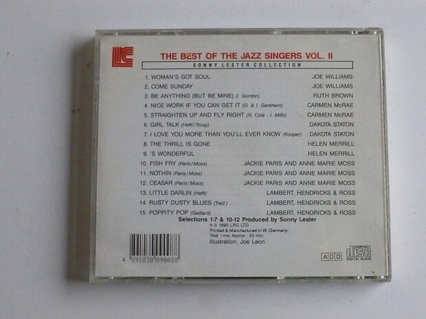 The best of the Jazz Singers vol. II