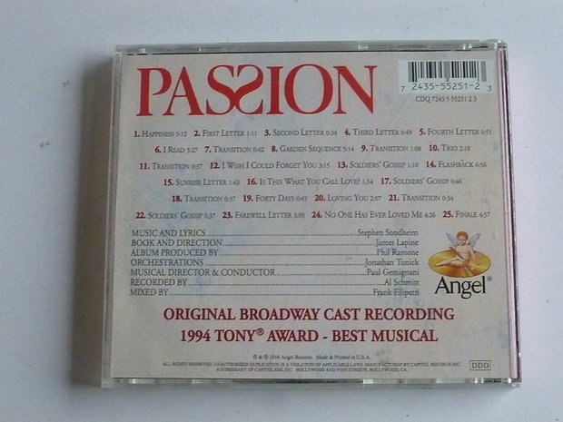 Passion - Original Broadway Cast Recording