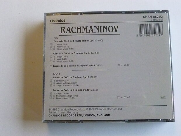 Rachmaninov - The Four Piano Concertos / Earl Wild (2 CD)