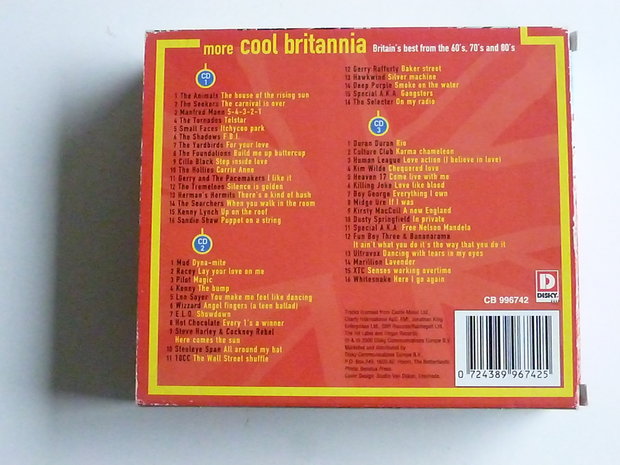 More Cool Brittannia - Britain's best from the 60's, 70's and 80's (3 CD)