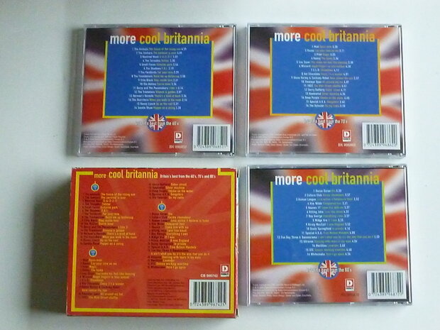 More Cool Brittannia - Britain's best from the 60's, 70's and 80's (3 CD)