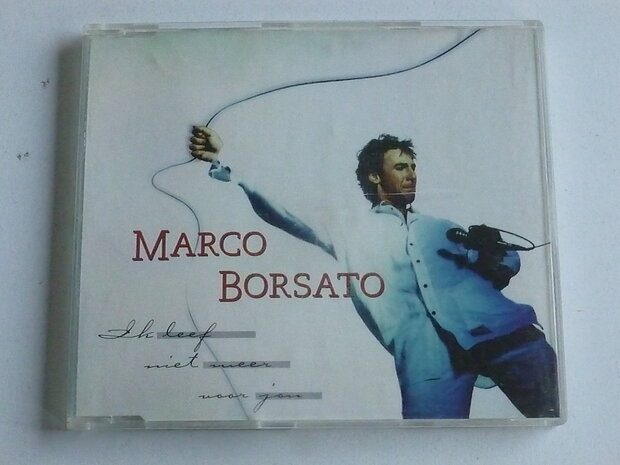 Marco Borsato - Ik leef niet meer voor jou (CD Single)