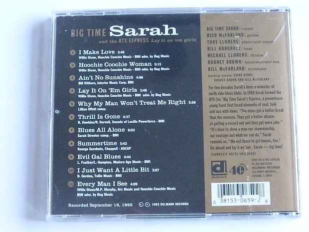 Big Time Sarah and the BTS Express - Lay it on 'em girls