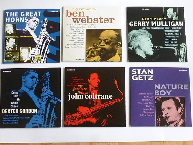 The Great Horns - Webster/Mulligan/Getz/Gordon/Coltrane (5 CD)