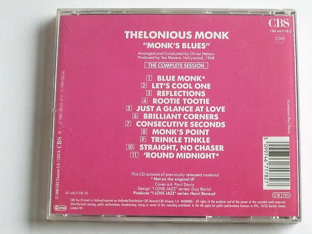 Thelonious Monk - Monk's Blues