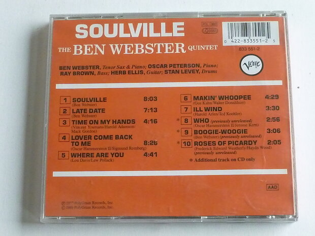 Ben Webster - Soulville