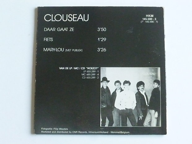 Clouseau - Daar gaat ze (CD Single)