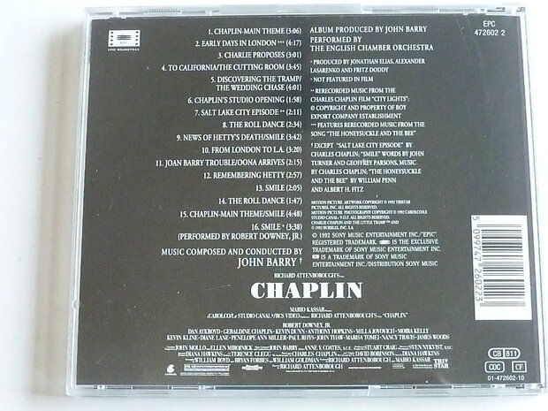 Chaplin - John Barry (soundtrack)