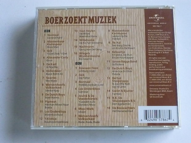 Boer zoekt Muziek - 32 Hits in Dialect (2 CD)