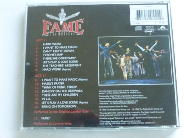 Fame - The Musical ( original london cast recording)