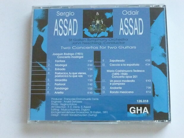 Sergio & Odair Assad - Two Concertos for Two Guitars (gesigneerd)