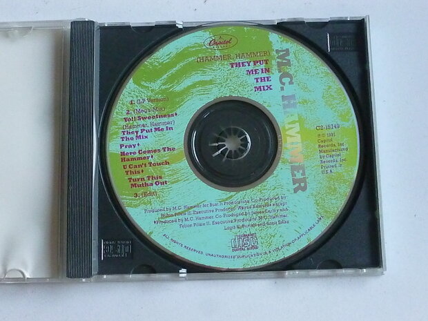 M.C. Hammer - They put me in the Mix (CD Single)