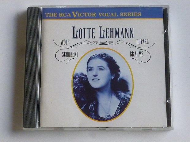 Lotte Lehmann - Wolf, Duparc, Schubert, Brahms