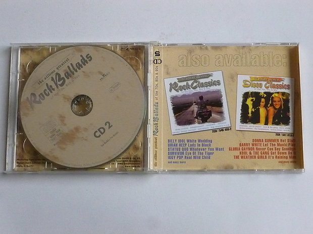 Rock Ballads of thr 70's, 80's & 90's - The All time Greatest (2 CD)